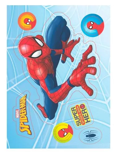 Rectangle de tourte A5 14.8x21cm Spiderman