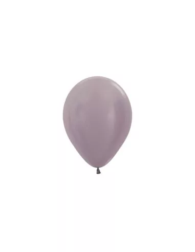 50 Mini-Ballons Ø 13cm Satin Grège