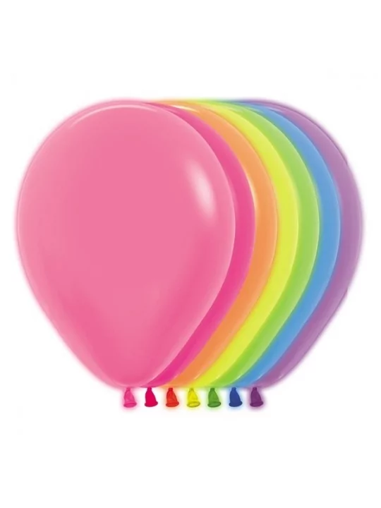 50 Ballons Sempertex Ø 30cm Néon assortis Kit de Ballons