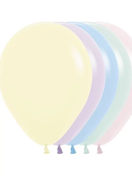 50 Ballons Sempertex Ø 30cm Pastel Matte assortis Kit de Ballons