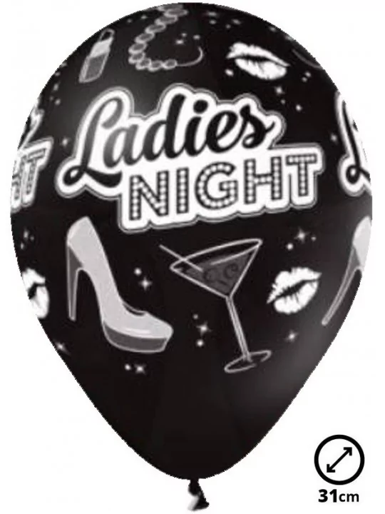 6 Ballons Ø 30cm Ladies Night Ballons Motifs & Message