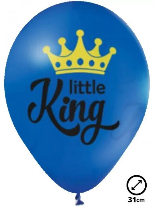 6 Ballons Ø 30cm Little King Ballons latex