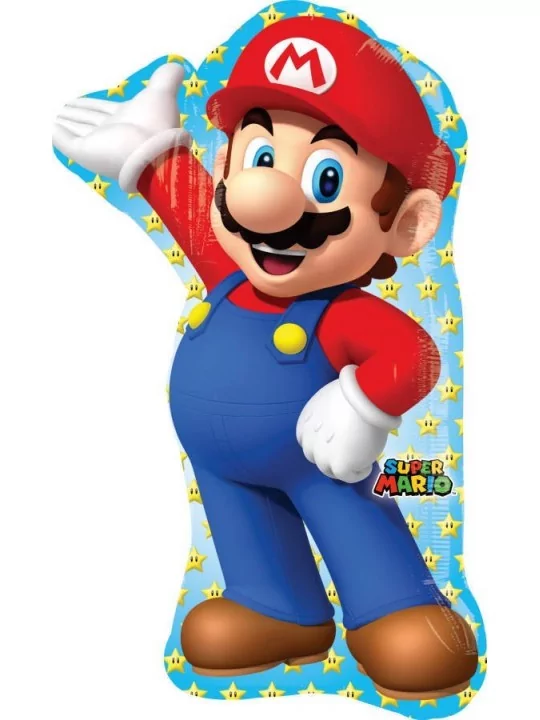 Ballon alu 78cm Figurine Super Mario Ballons alu