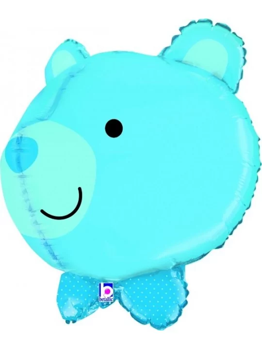 3D-Folienballon Baby Boy Bear 50x43cm Folienballons