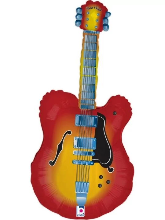 Ballon alu Figurine Guitare 45x91cm Ballons alu