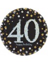 40th Birthday Gold Silver